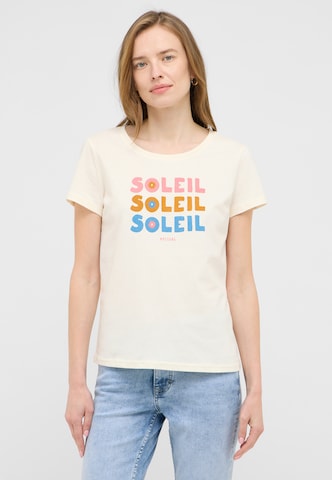 MUSTANG T-Shirt 'Alma' in Weiß