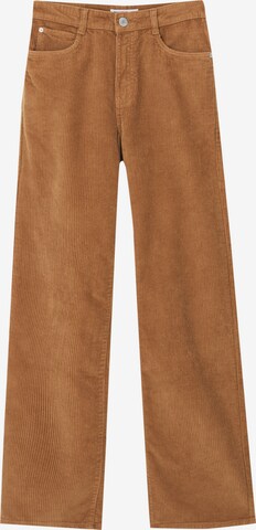 Regular Pantalon Pull&Bear en beige : devant