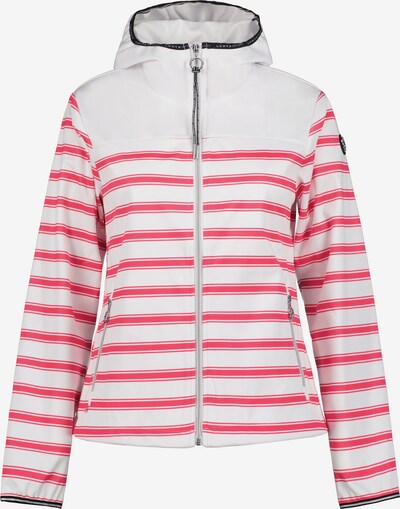 LUHTA Outdoor jacket 'Ingala' in Raspberry / White, Item view