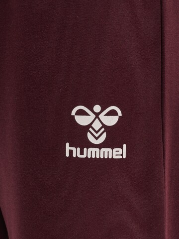 Hummel Tapered Workout Pants 'Bagga' in Red