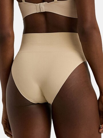 Lauren Ralph Lauren Slip ' High Cut Brief - Luxe Smoothing ' in Beige
