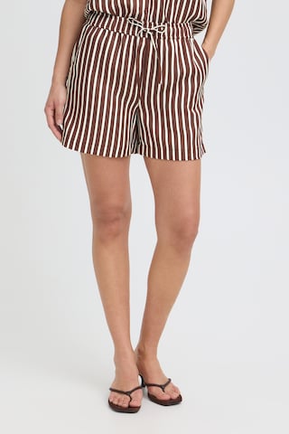 Regular Pantalon 'BYEvino' b.young en marron : devant