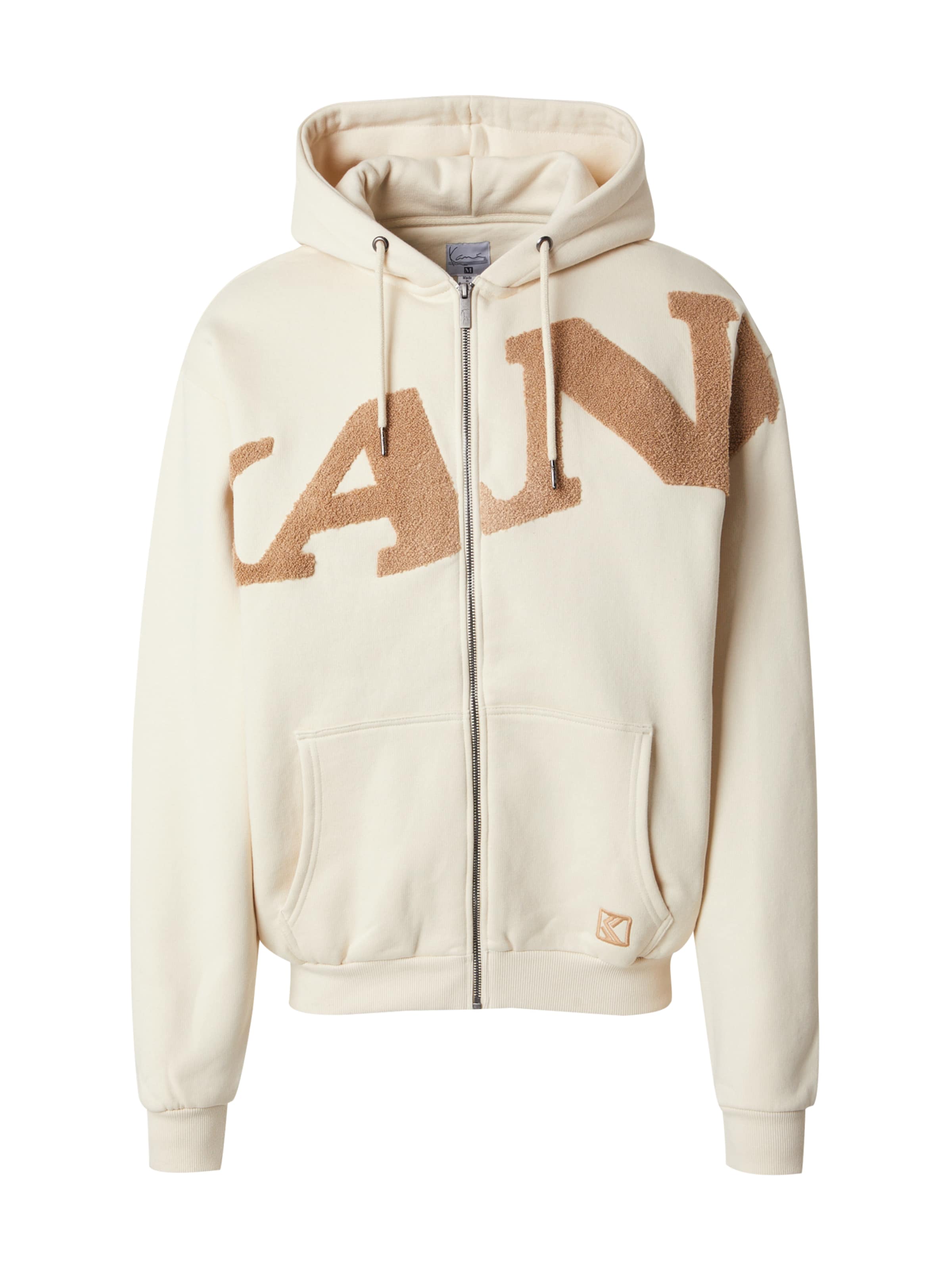 Karl Kani Tréning dzseki - bézs: elől