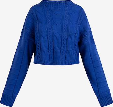 MYMO - Pullover em azul: frente
