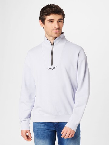 HUGO - Sweatshirt 'Dogota' em roxo: frente