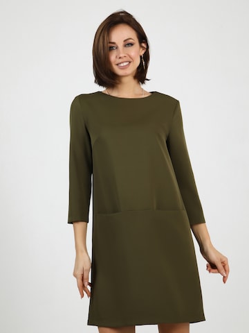 Awesome Apparel Dress in Green: front