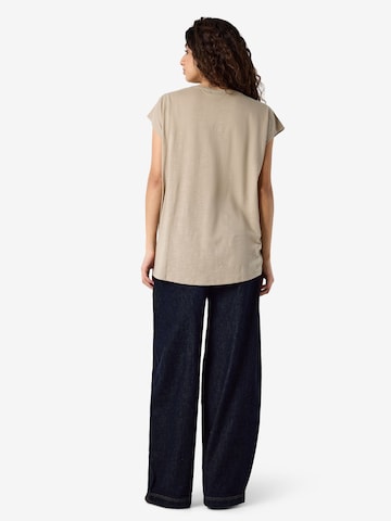 T-shirt 'NMMathilde' Noisy may en beige