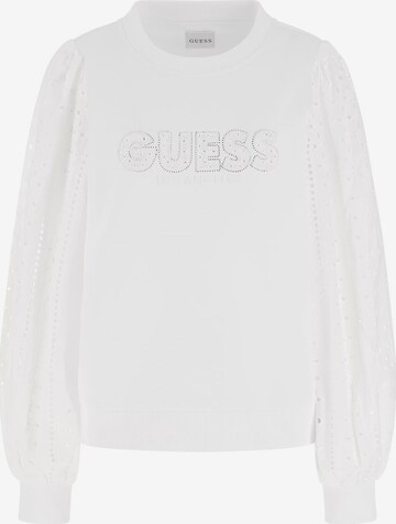 GUESS Sweatshirt in White: front