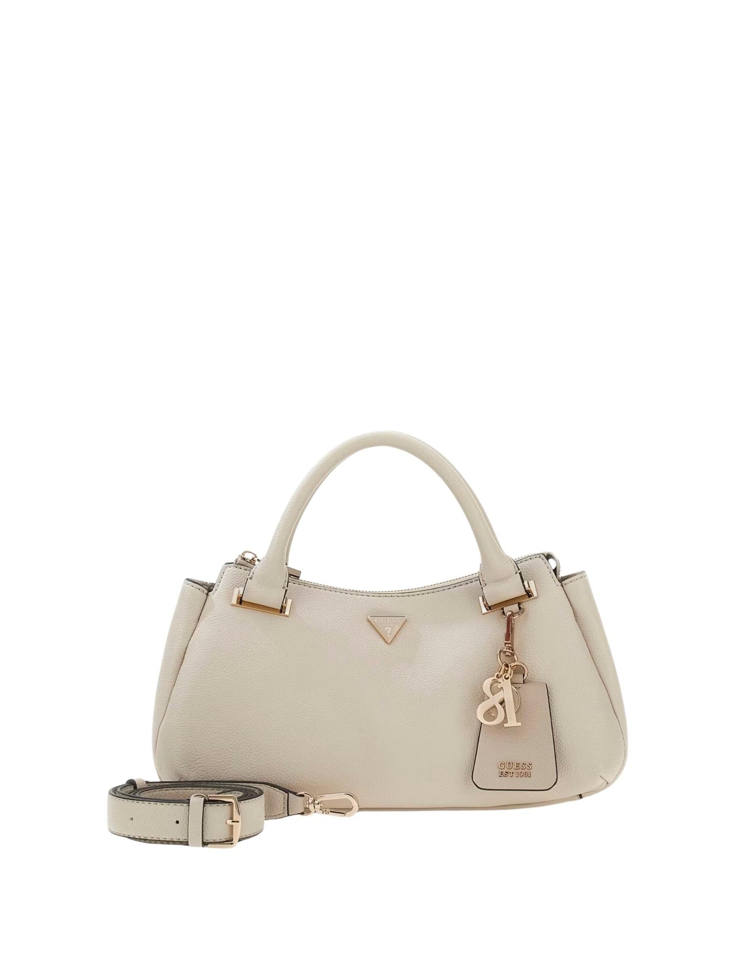 GUESS Torba na ramię 'Guess Sac Bandoulière Anadela 3 Comp Satch Light Taupe' w kolorze brązowy
