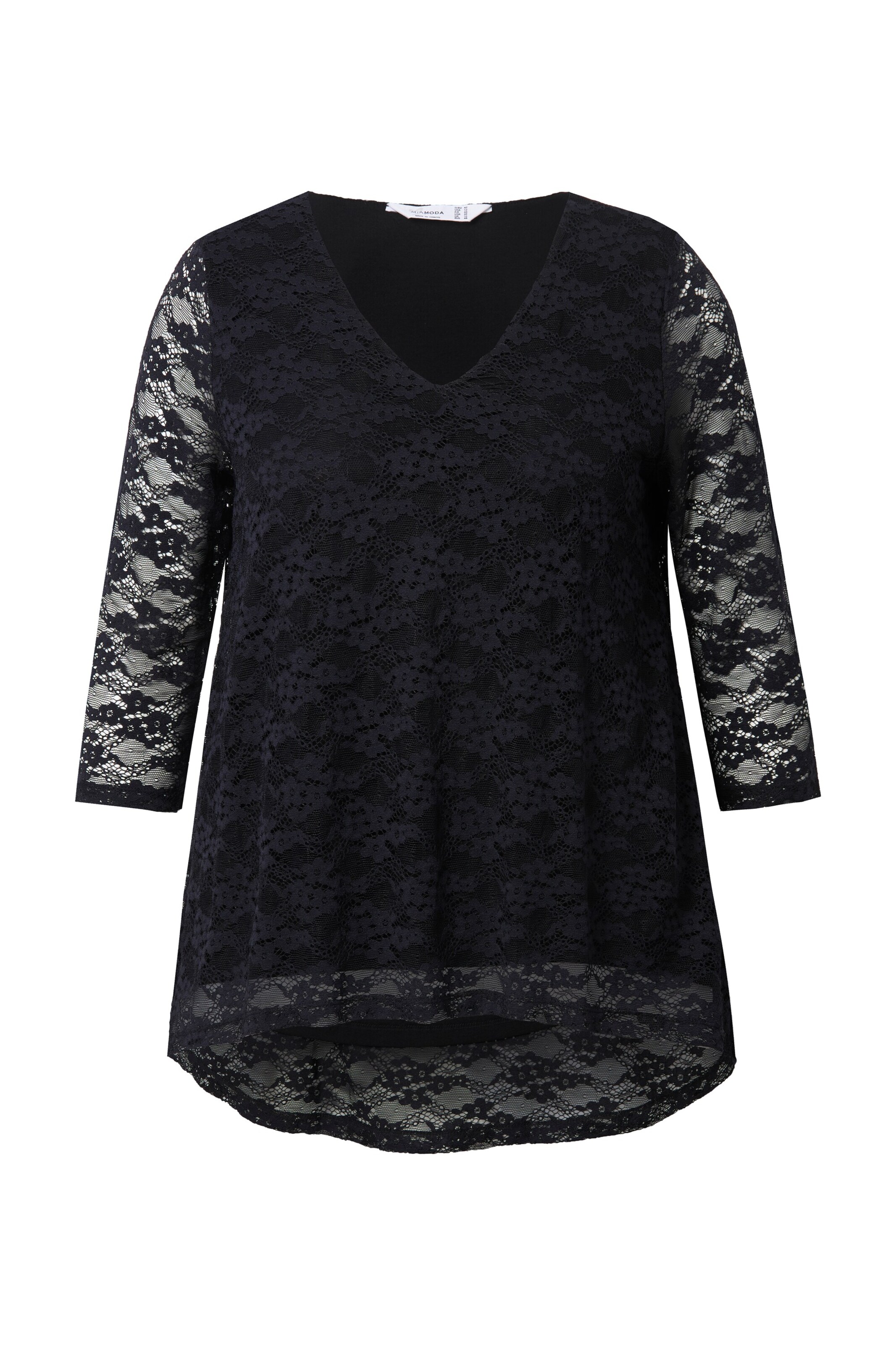 MIAMODA Shirt in Black: front