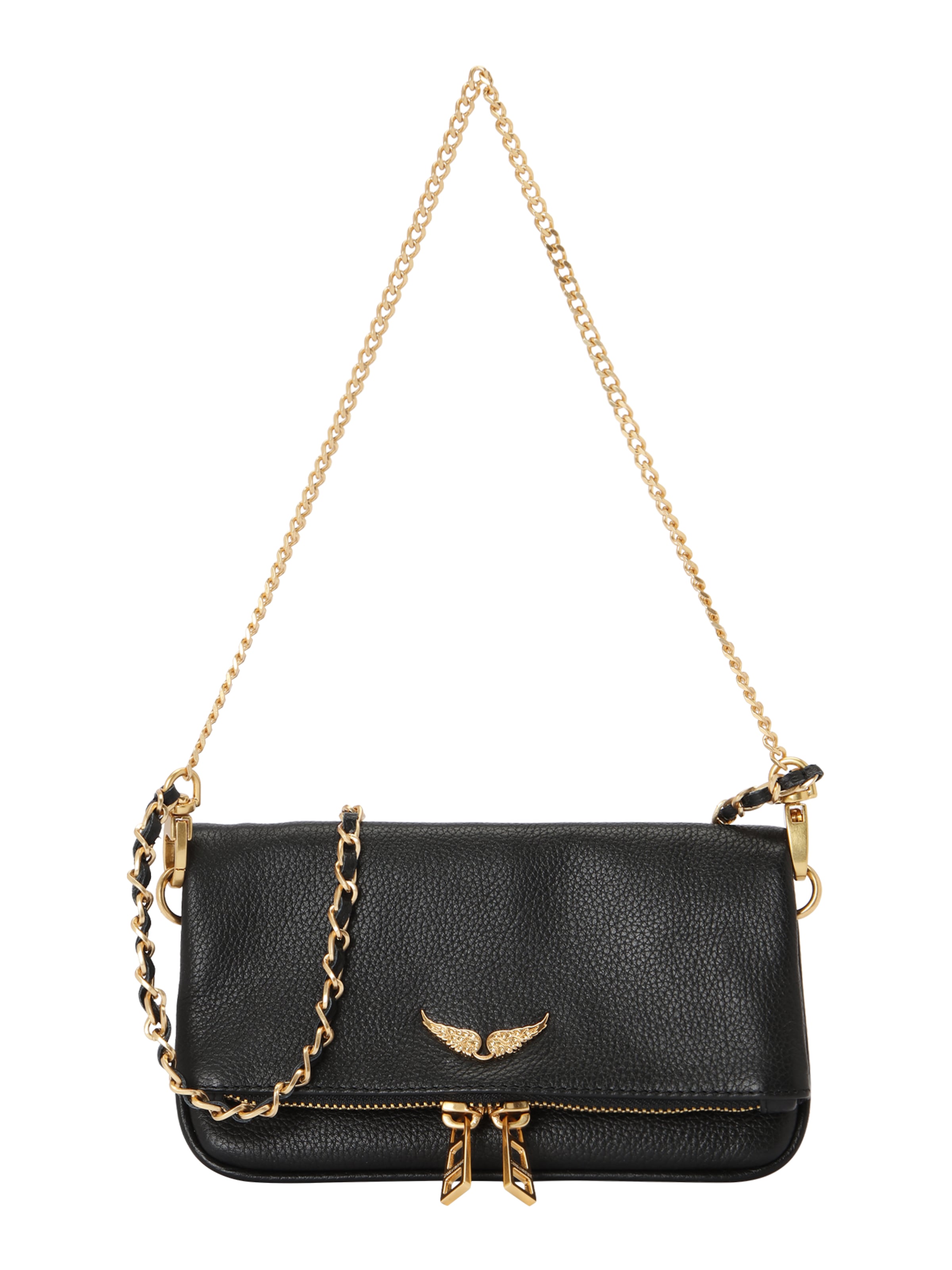 Zadig & Voltaire Clutch 'ROCK NANO' in Black, Item view