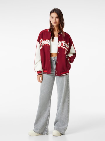 Bershka Between-season jacket in Red