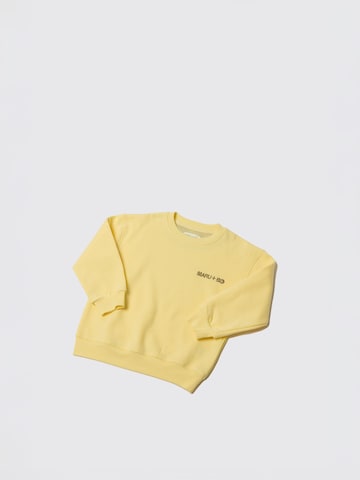 Maru + Bo Sweatshirt 'EMBROIDERED LOGO SWEATSHIRT' i gul