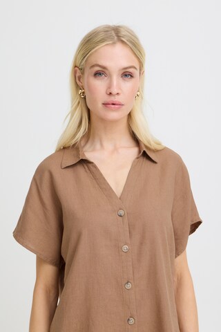 b.young Bluse in Beige