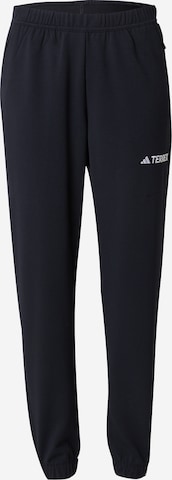 ADIDAS TERREX Tapered Sports trousers 'MT' in Black: front