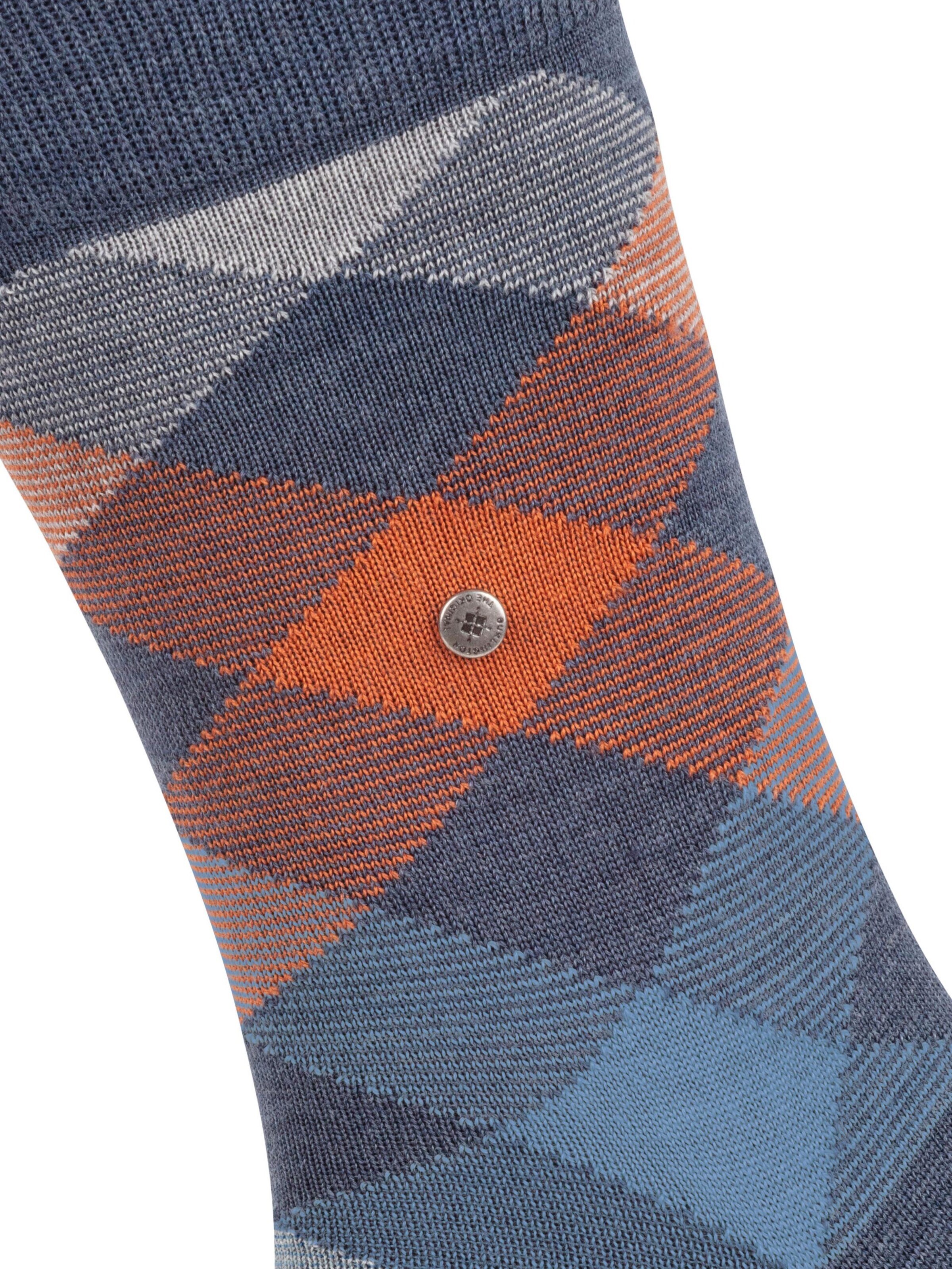 BURLINGTON Socken 'Newcastle'‌‌‌‌‌‌‌‌ in Blau: Vorderseite