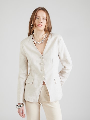 Blazer di Abercrombie & Fitch in grigio: frontale