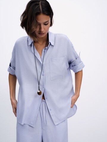 Camicia da donna di The Set in blu: frontale