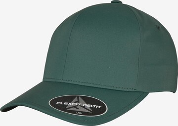 Cappello da baseball 'Delta' di Flexfit in verde: frontale