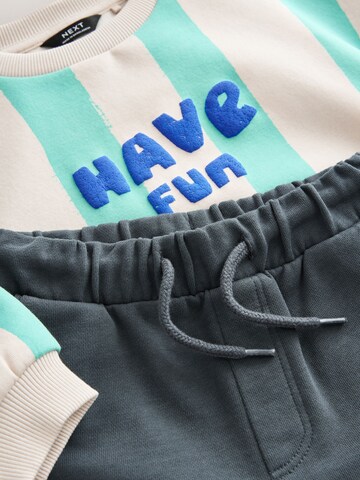 Next Sweatshirt und Shorts Set in Blau