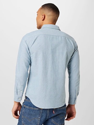 mėlyna LEVI'S ® Standartinis modelis Marškiniai 'Sunset 1 Pocket Standard'