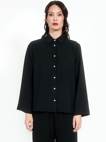 Jascha Stockholm Bluse i sort: forside