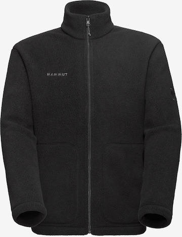 MAMMUT Funktionsfleecejacke ‘Falera’ in Schwarz: Vorderseite