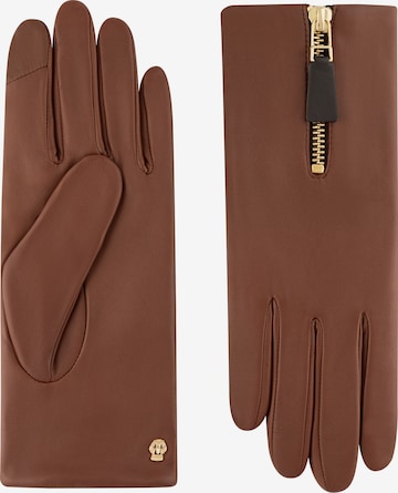 Mezzoguanti 'YORK TOUCH' di Roeckl in marrone: frontale