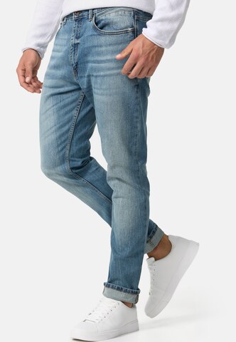 INDICODE JEANS Regular Jeans ' Chammy ' in Blauw