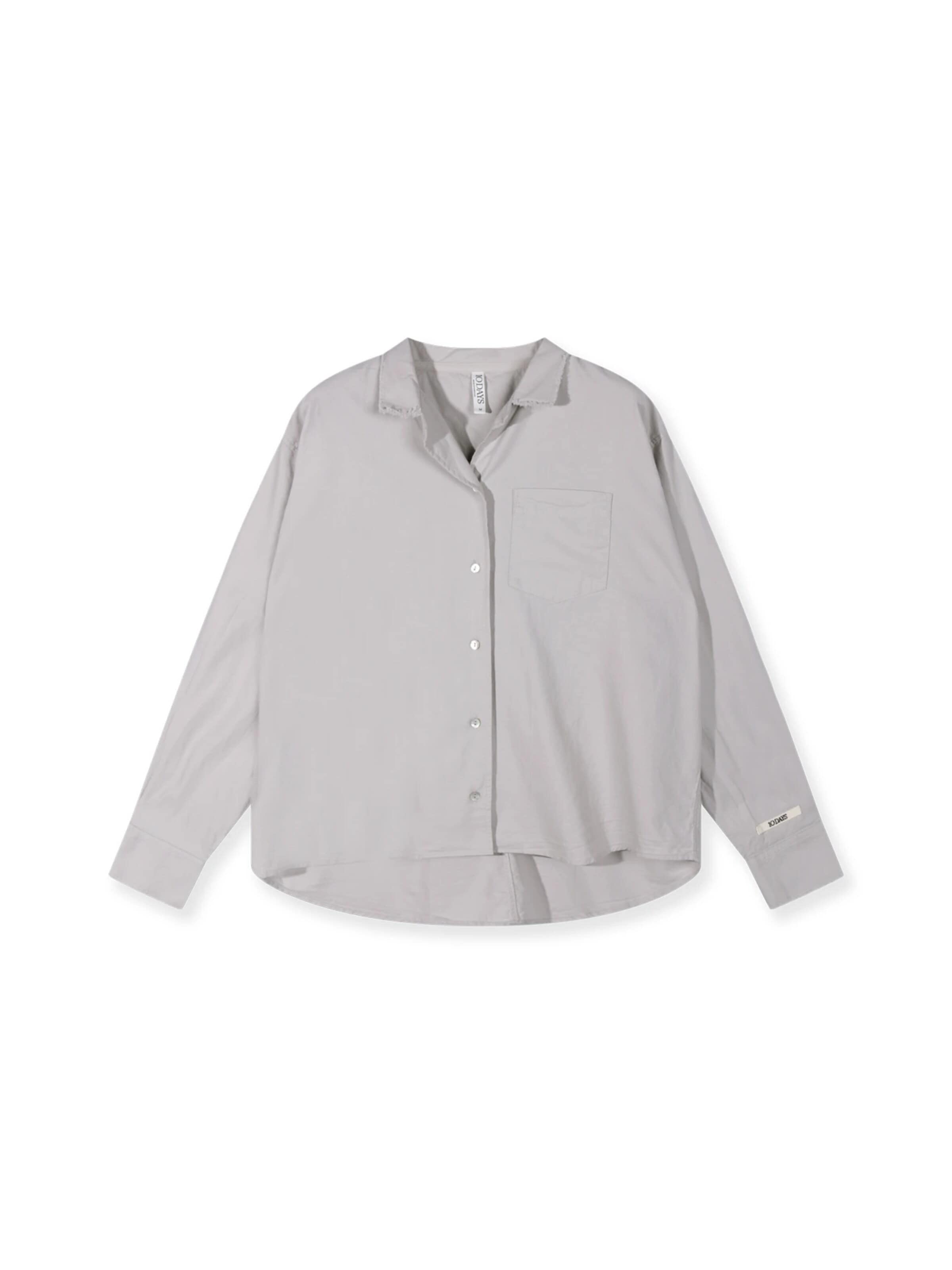 10Days Blouse in Grey: front
