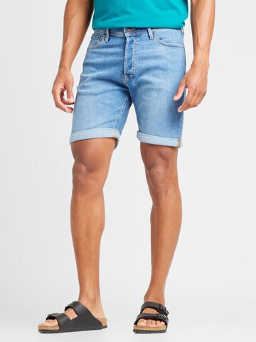 JACK & JONES Regularen Kavbojke 'JJICHRIS JJORIGINAL' | modra barva: sprednja stran
