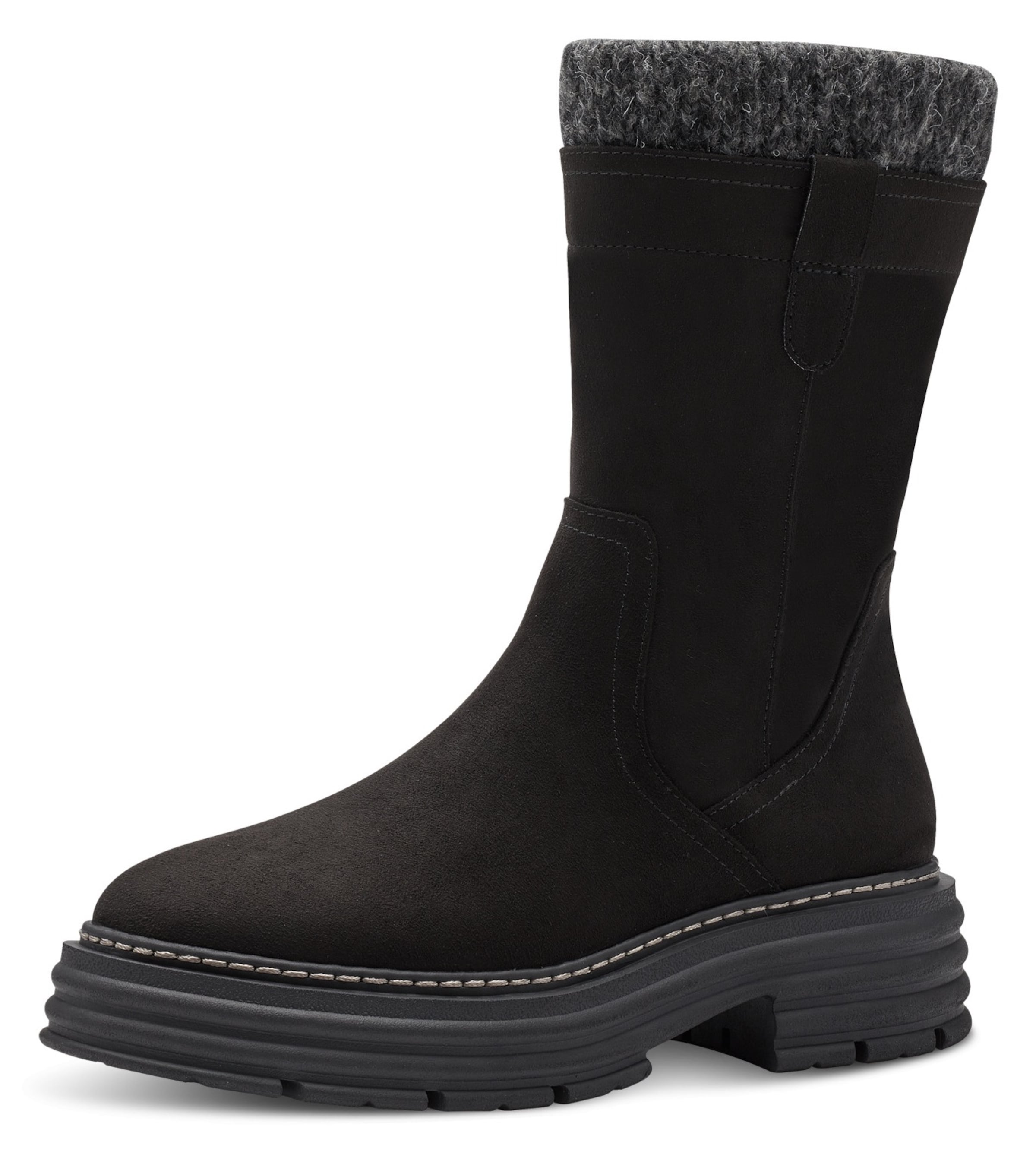 MARCO TOZZI Ankle Boots in Black: front