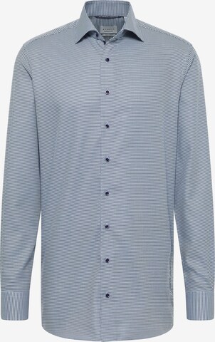 ETERNA Zakelijk overhemd in Blauw: voorkant