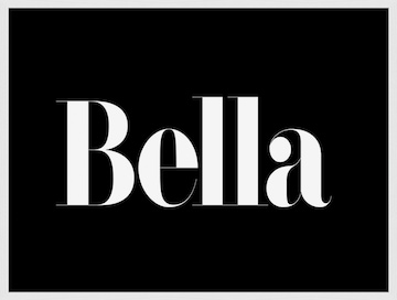 Liv Corday Image 'Bella' in Black: front