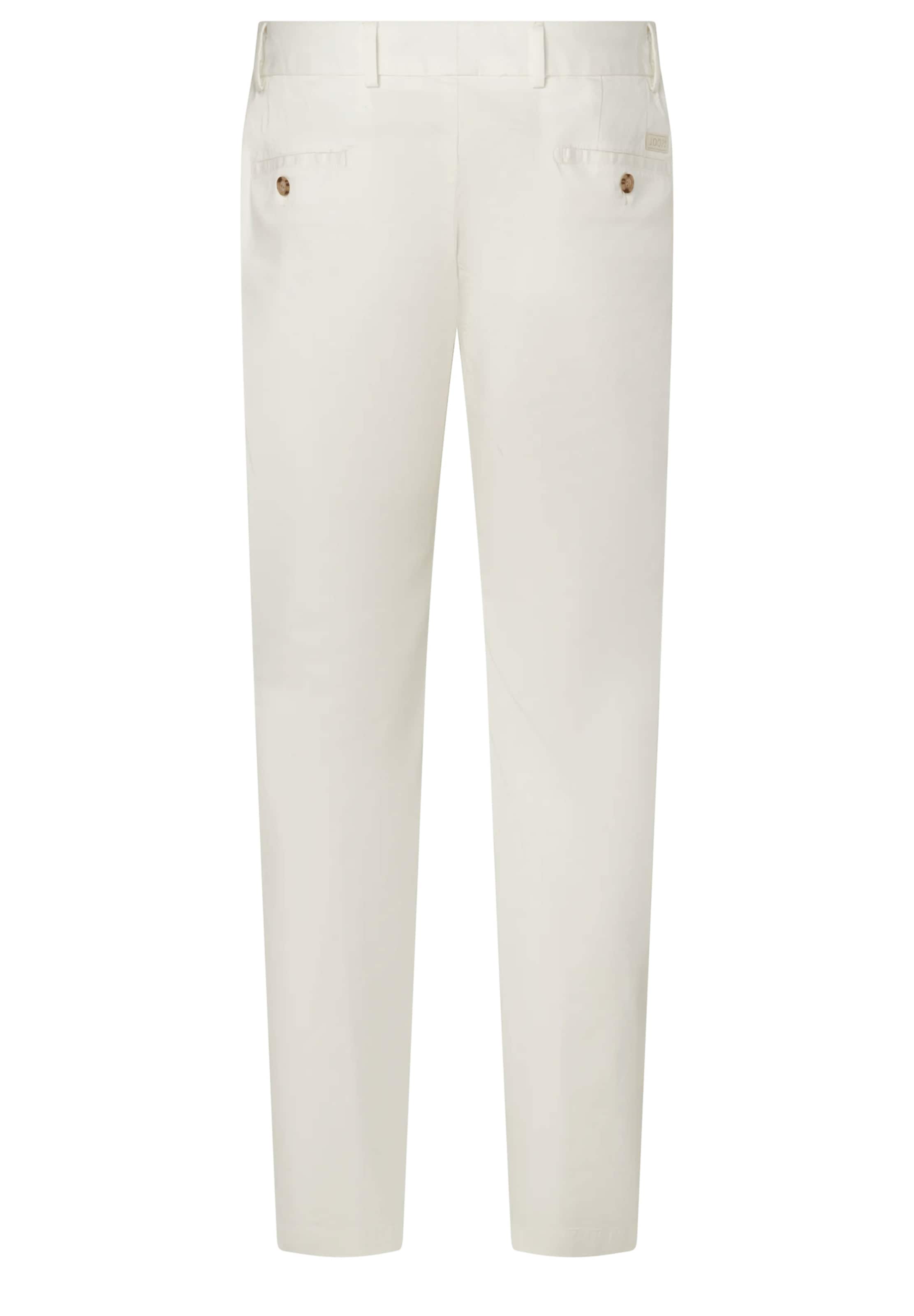 JOOP! Slim fit Chino trousers 'Sake' in White