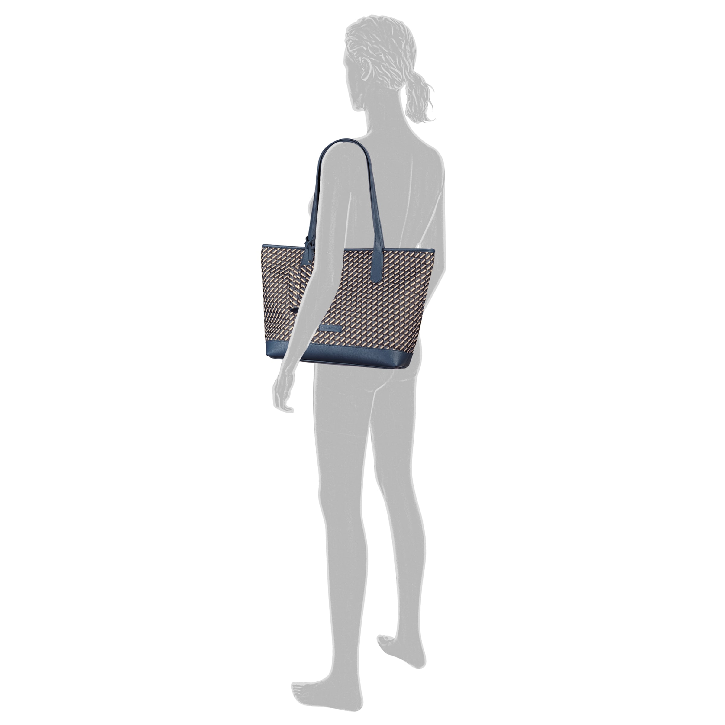 TOM TAILOR Shopper in Blau