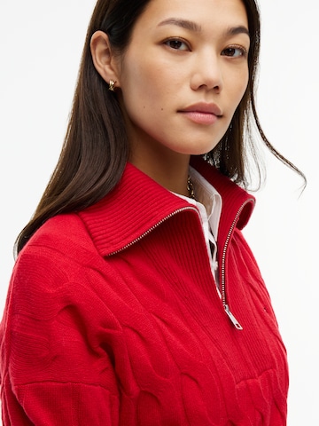 TOMMY HILFIGER Pullover in Rot