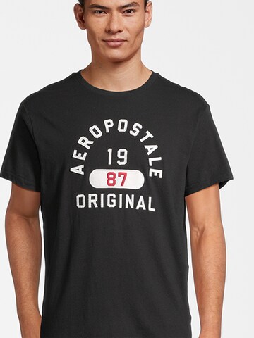 T-Shirt AÉROPOSTALE en noir