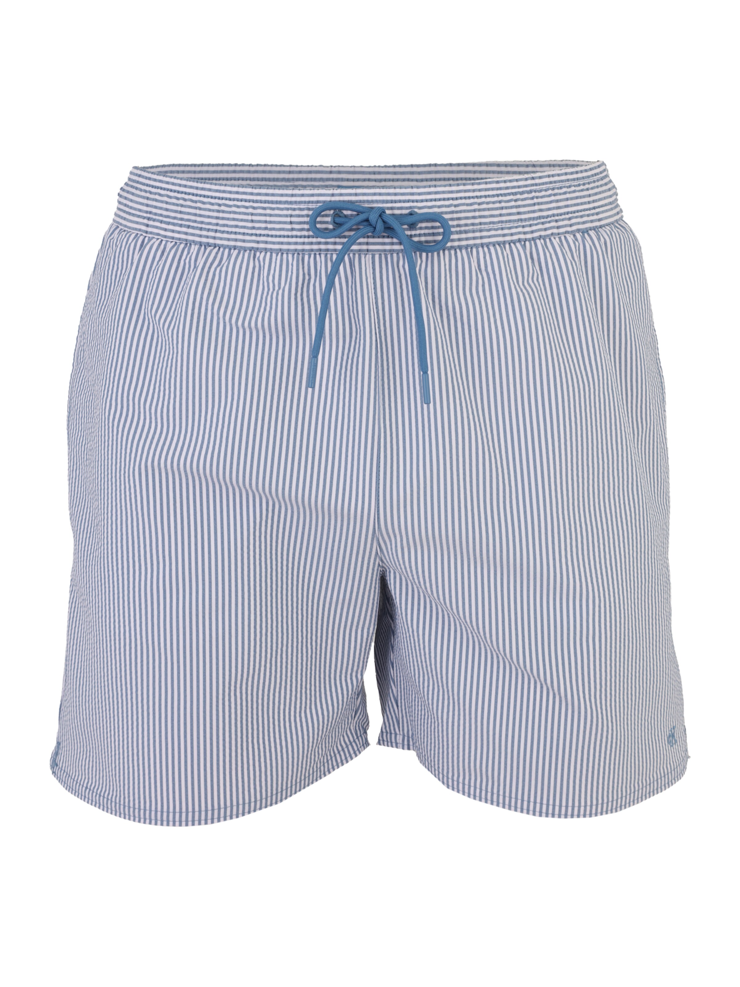 Calvin Klein Swimwear Swimming shorts 'Seersucker' in Blue: front