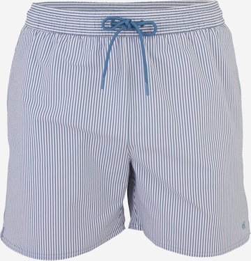 Calvin Klein Swimwear Uimashortsit 'Seersucker' värissä sininen: etupuoli