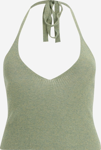 Monki Knitted top in Green: front