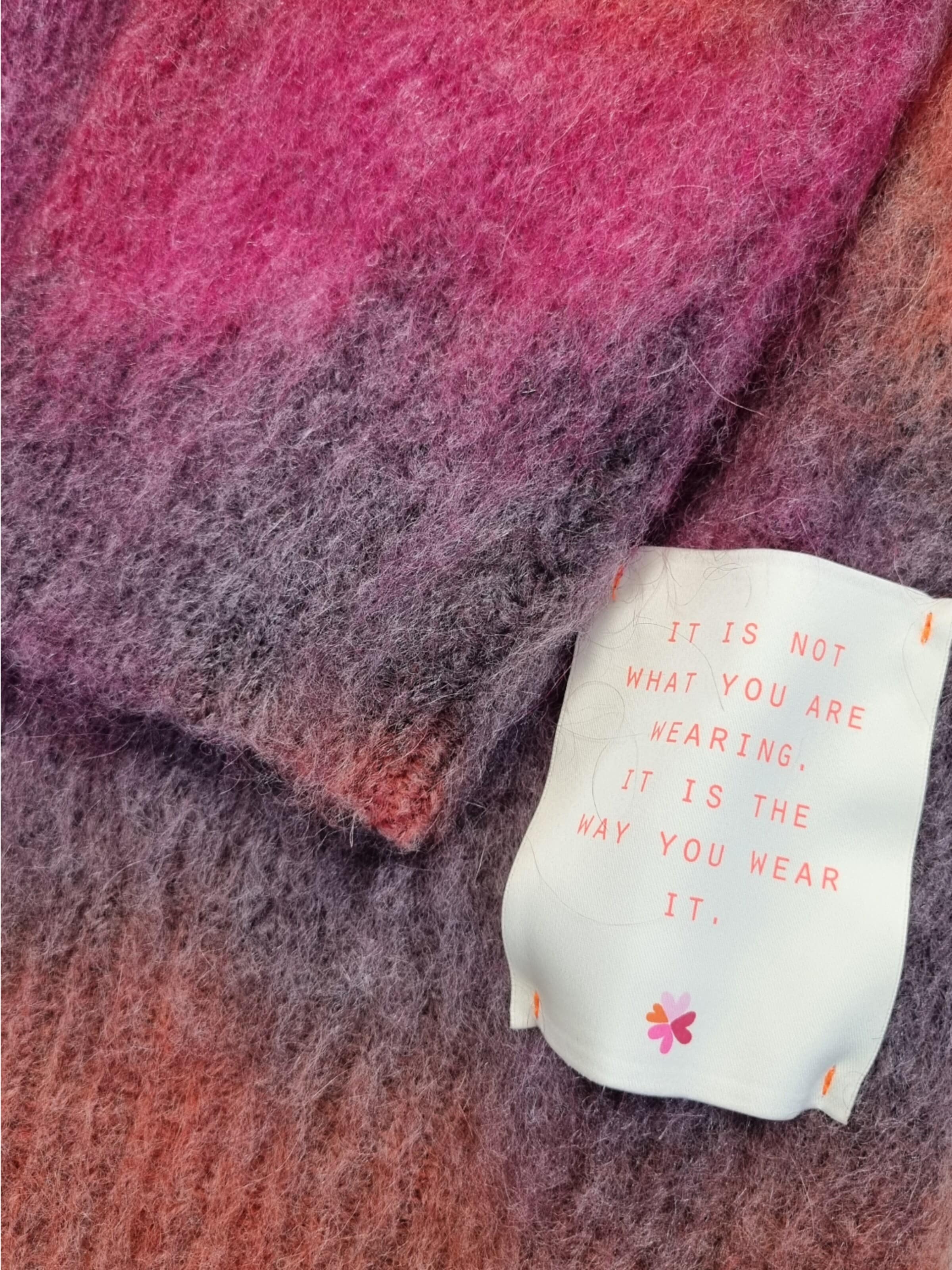 LIKS. Munich Pullover 'Strickpullover mit Farbverlauf gesprüht - AntoniaC'‌‌ in Mischfarben