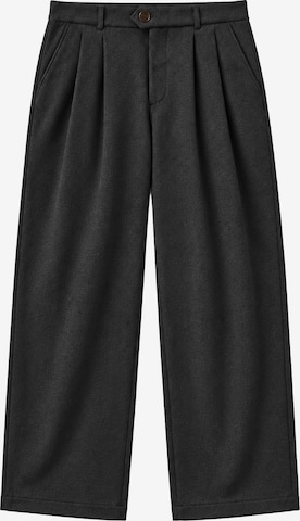 Wide leg Pantaloni con pieghe 'Powder' di Prohibited in grigio: frontale