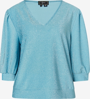 faina Bluse in Blau: predná strana