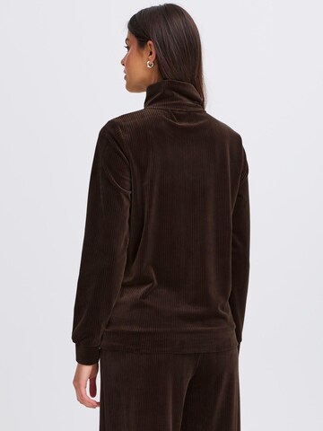 Pullover ' OXEBBA HALFZIP ' di Oxmo in marrone