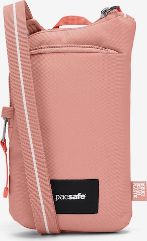 Sac à bandoulière Pacsafe en rose : devant