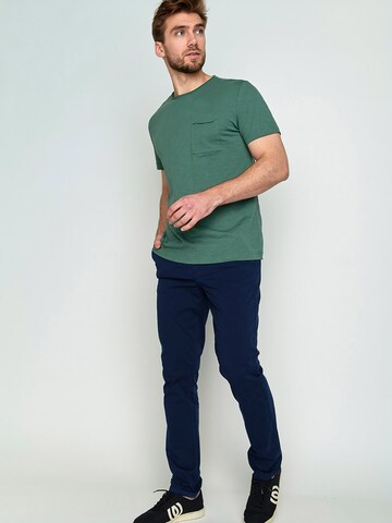 Regular Pantalon chino GREENBOMB en bleu