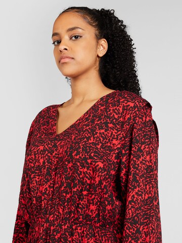 Robe 'SCARLETT' ONLY Carmakoma en rouge