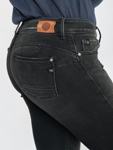 Le Temps Des Cerises Slimfit Jeans in Zwart