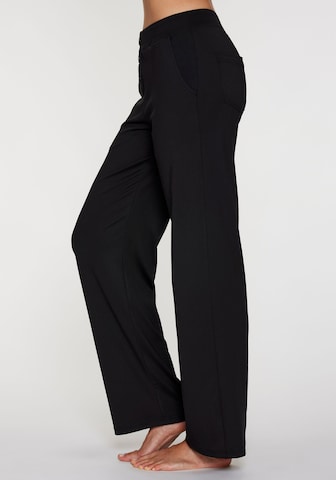 H.I.S Wide Leg Hose in Schwarz